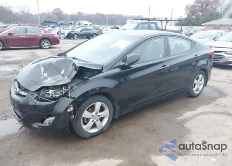 2013 Hyundai Elantra Gls из США, поврежденный, VIN 5NPDH4AE2DH257214
